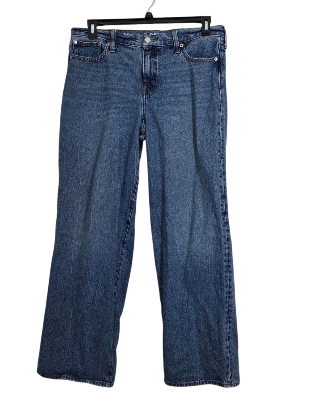 J. Crew Low Rise Wide Leg Jeans in 1984 Rigid Denim Size 29 Boho Casual Baggy